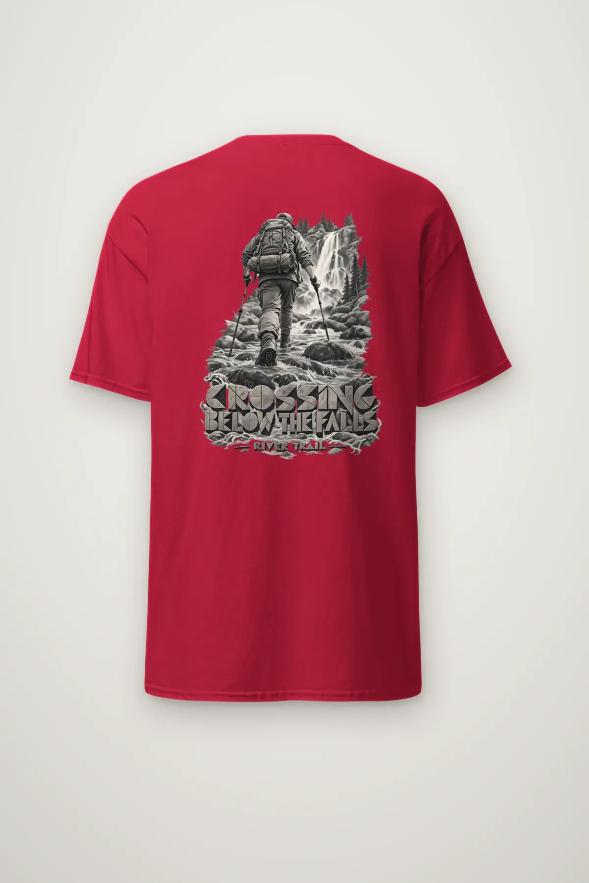 "Crossing Below the Falls" Heavyweight Unisex Crewneck T-shirt