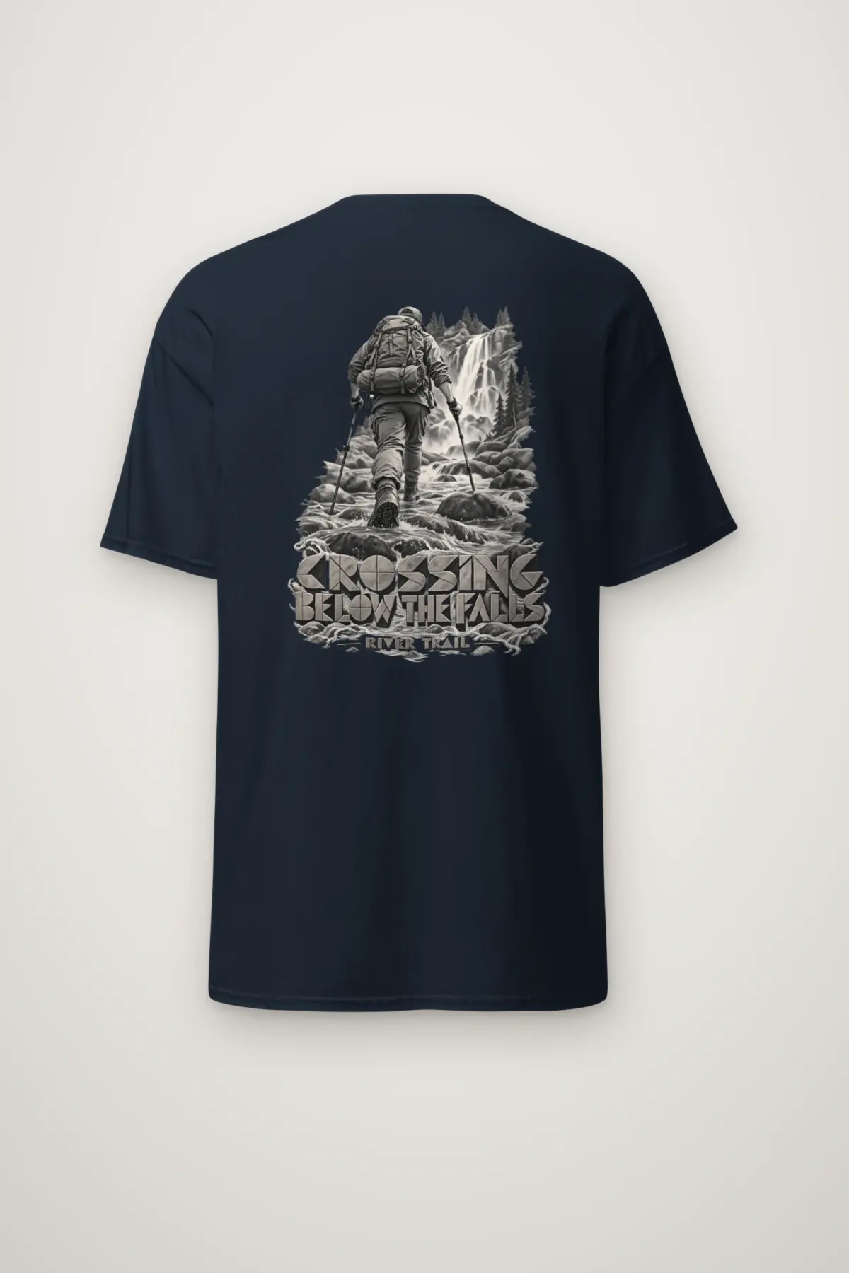 "Crossing Below the Falls" Heavyweight Unisex Crewneck T-shirt