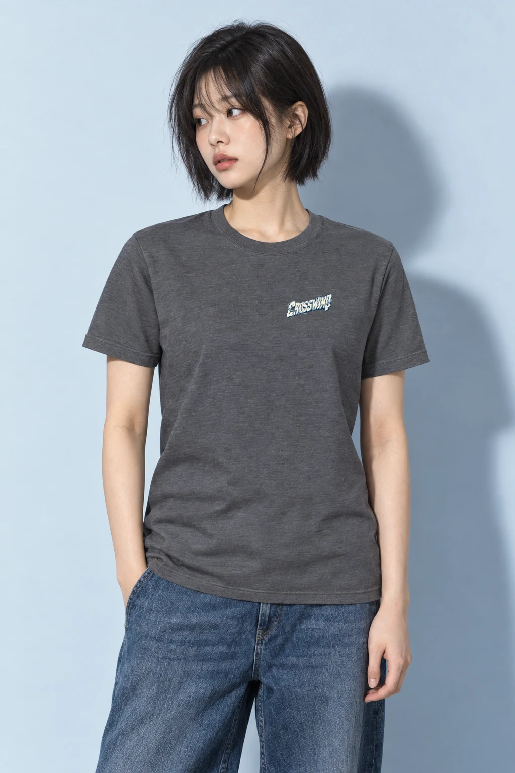 "Crosswind Dinghy Crew" Heavyweight Unisex Crewneck T-shirt