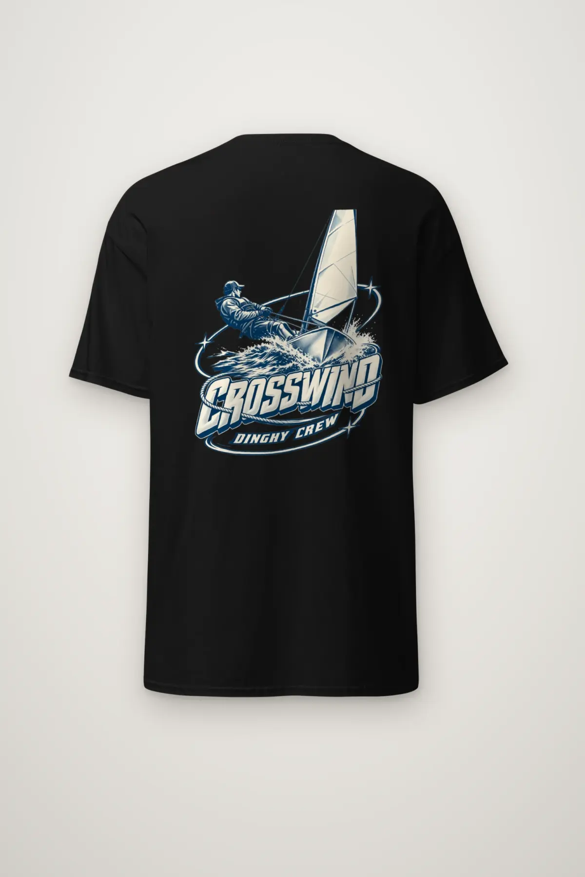 "Crosswind Dinghy Crew" Heavyweight Unisex Crewneck T-shirt