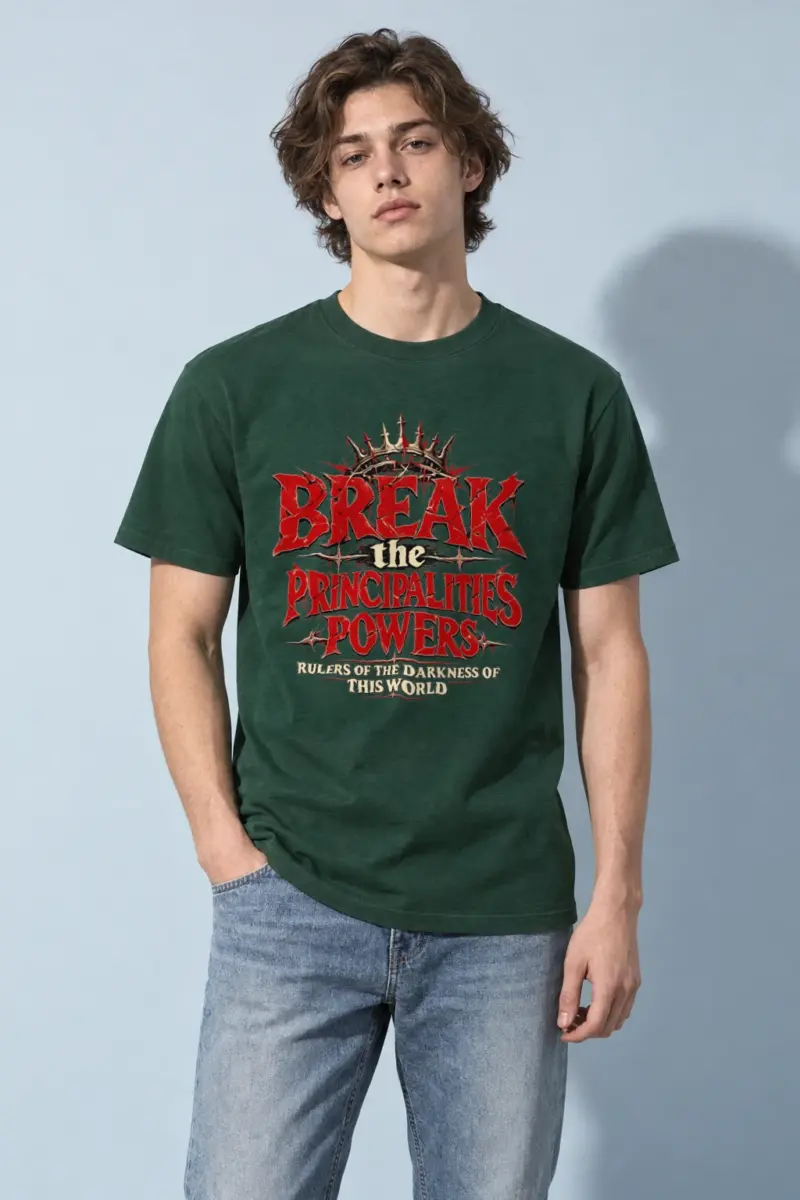 "Crown And Stars" Heavyweight Unisex Crewneck T-shirt | Gildan 5000