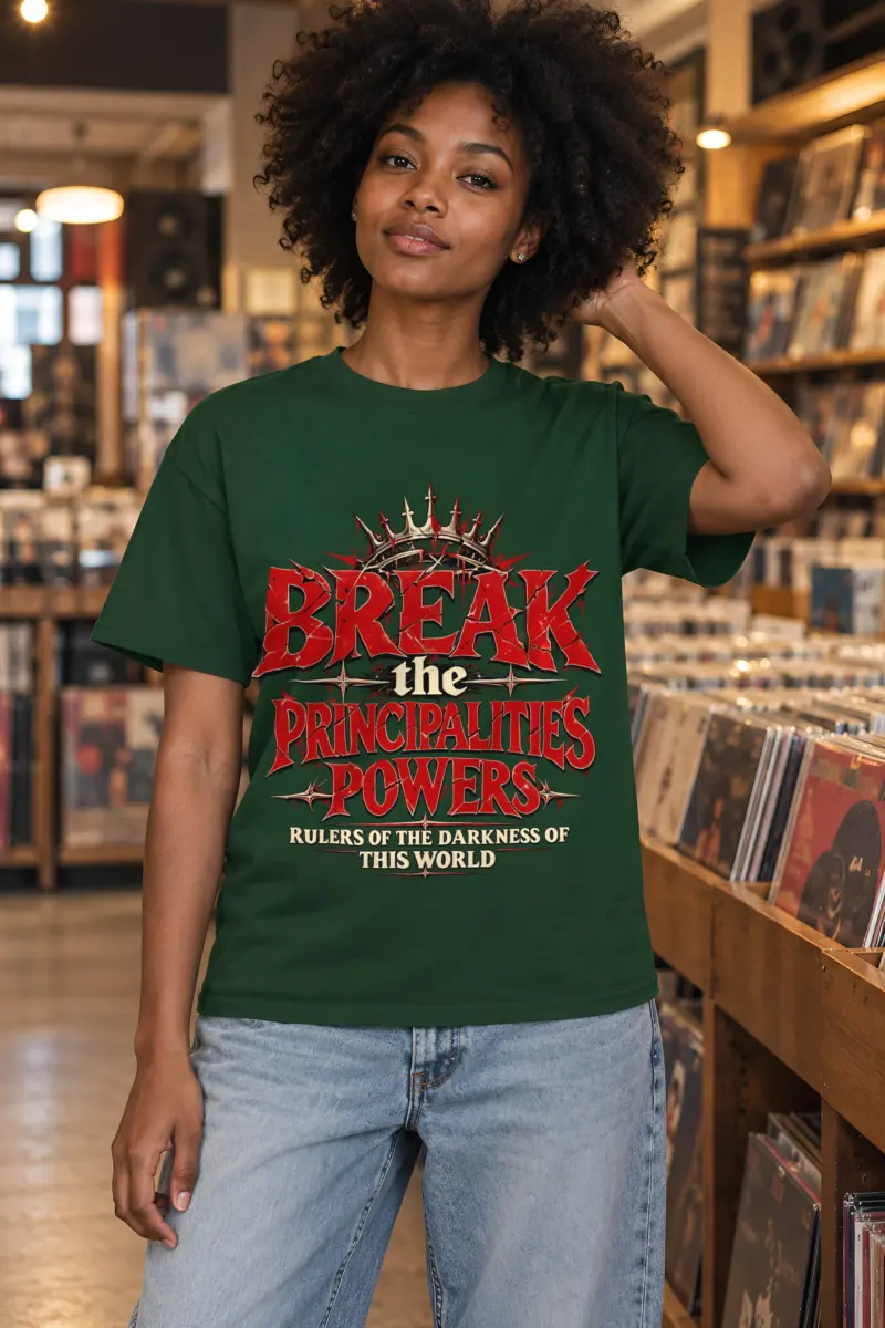 "Crown And Stars" Heavyweight Unisex Crewneck T-shirt