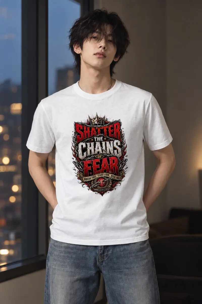 "Crown Of Resolve" Heavyweight Unisex Crewneck T-shirt