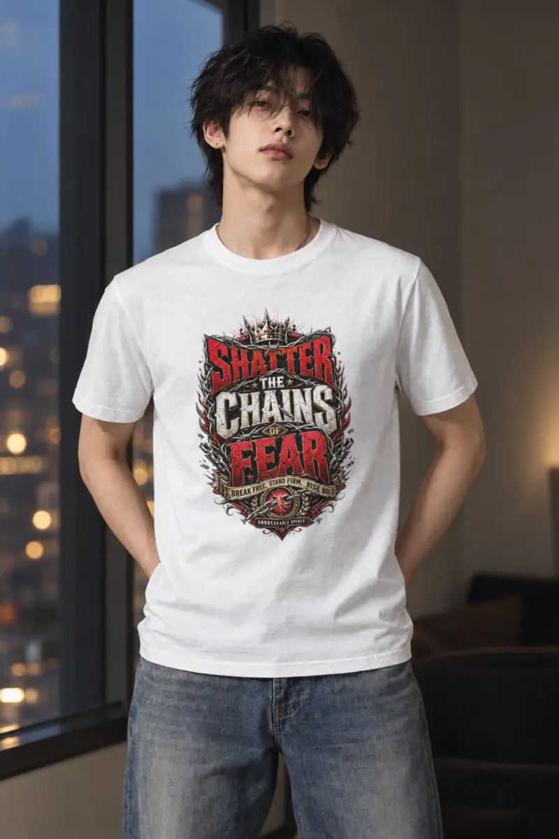 "Crown Of Resolve" Heavyweight Unisex Crewneck T-shirt