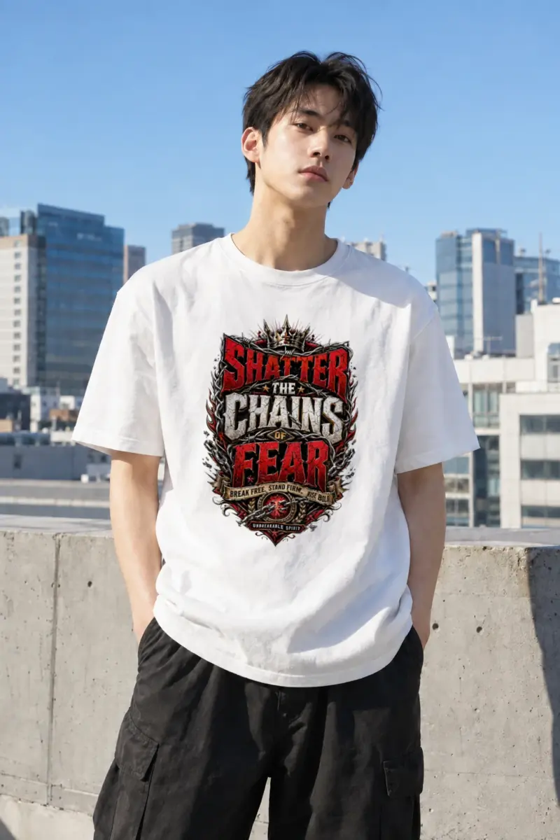 "Crown Of Resolve" Heavyweight Unisex Crewneck T-shirt