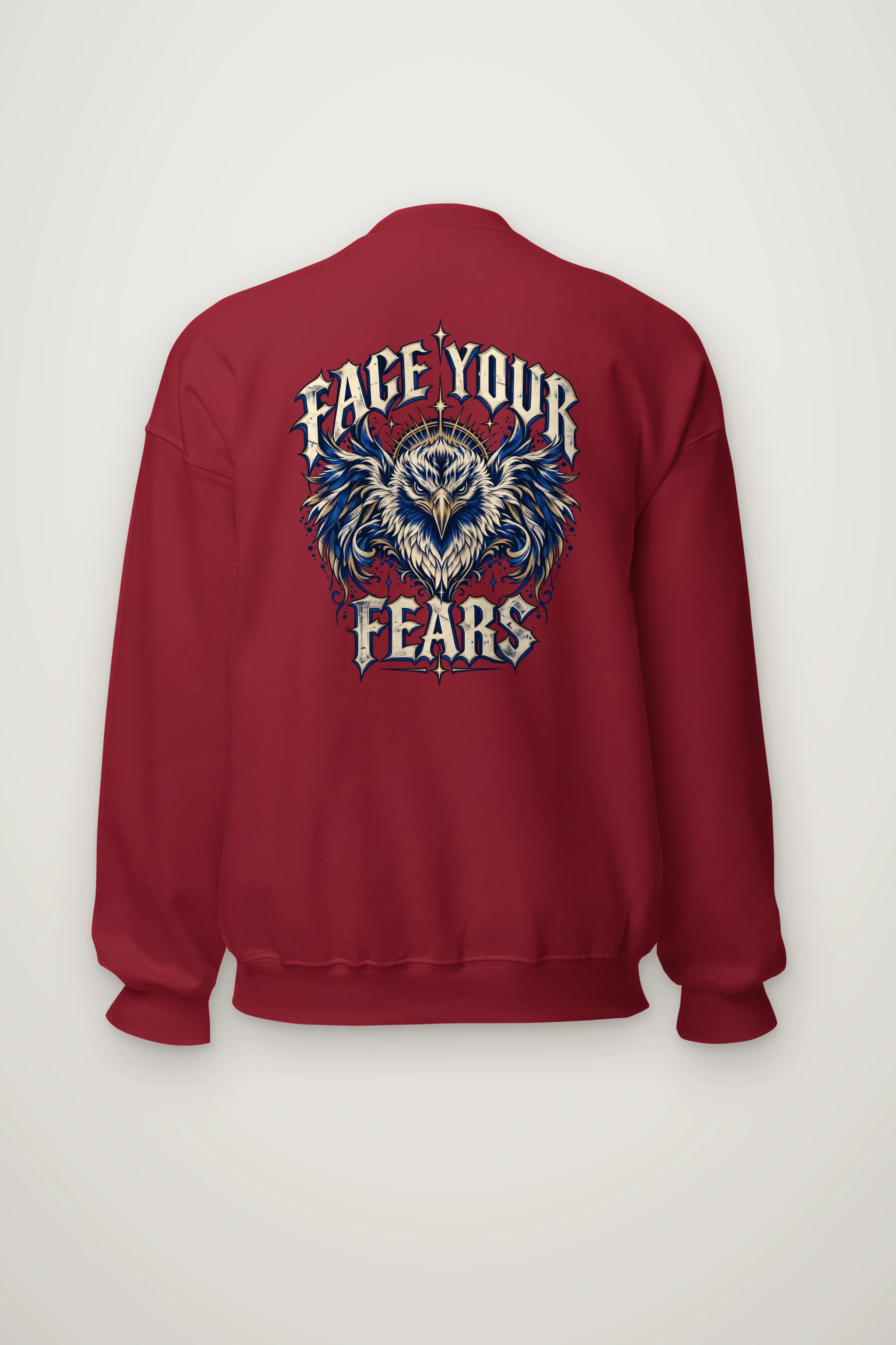 "Crowned Eagle Resolve" Heavy Blend Unisex Crewneck Sweatshirt