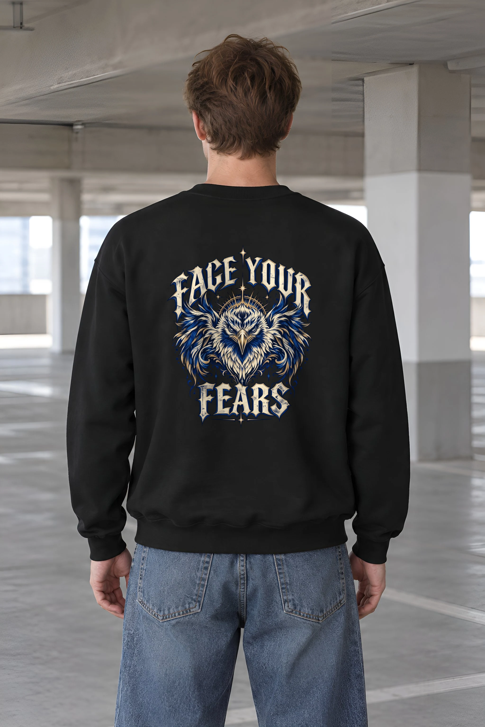 "Crowned Eagle Resolve" 1 Crewneck Sweatshirt