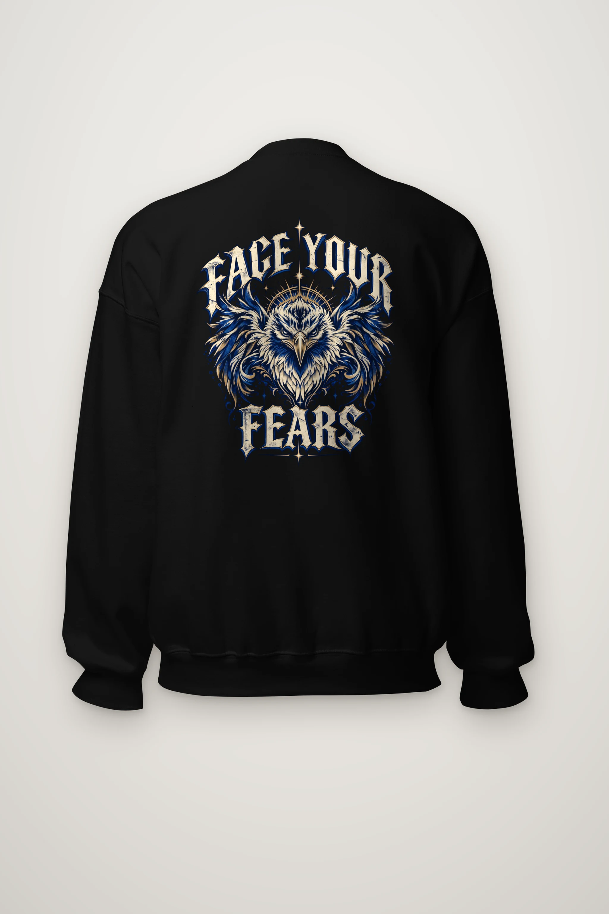"Crowned Eagle Resolve" Heavy Blend Unisex Crewneck Sweatshirt