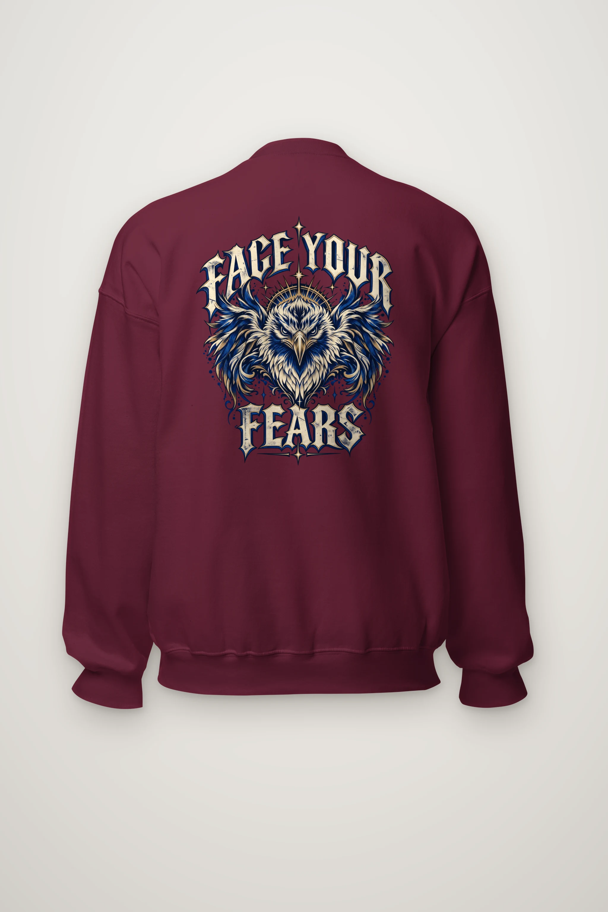 "Crowned Eagle Resolve" Heavy Blend Unisex Crewneck Sweatshirt