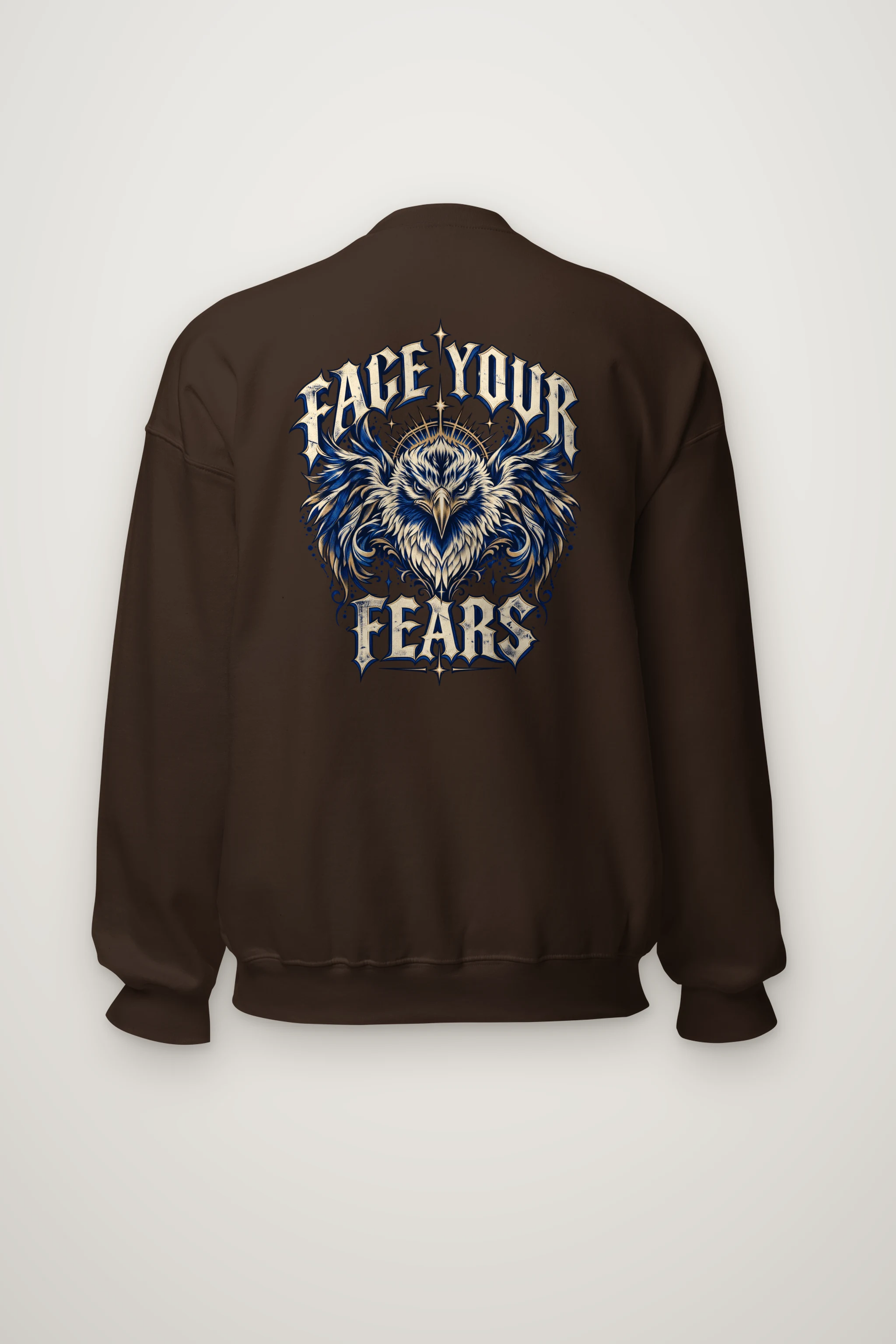 "Crowned Eagle Resolve" Heavy Blend Unisex Crewneck Sweatshirt
