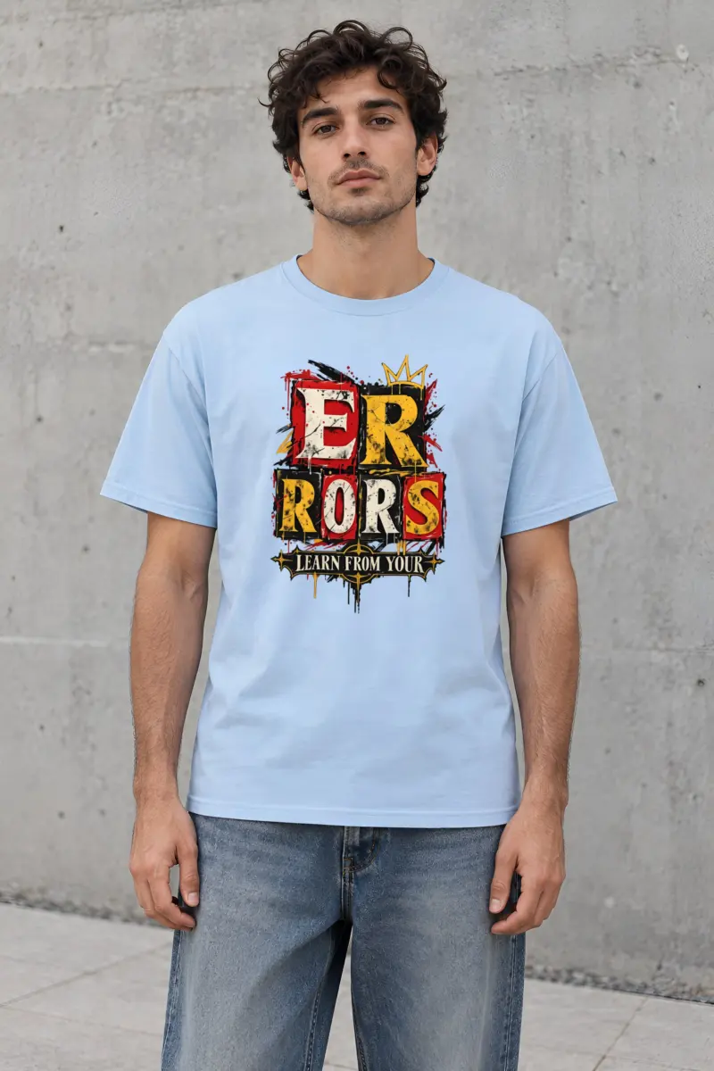 "Crowned Errors" Heavyweight Unisex Crewneck T-shirt