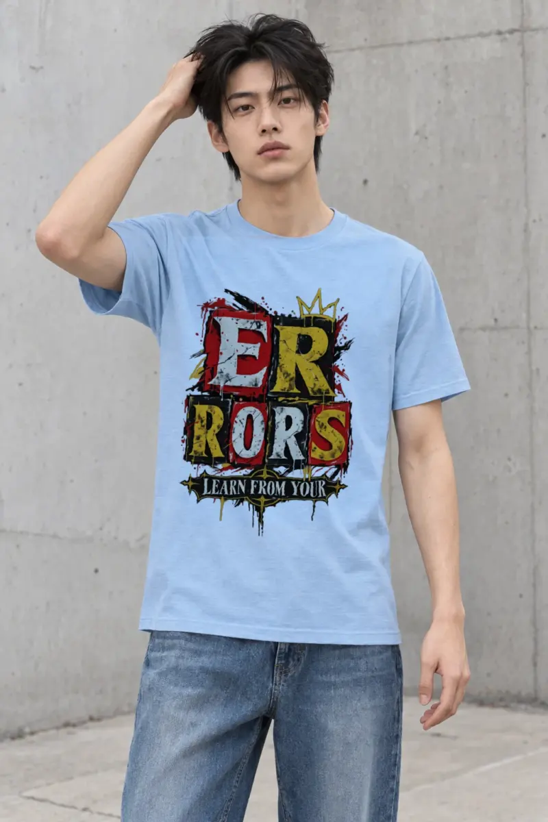 "Crowned Errors" Heavyweight Unisex Crewneck T-shirt