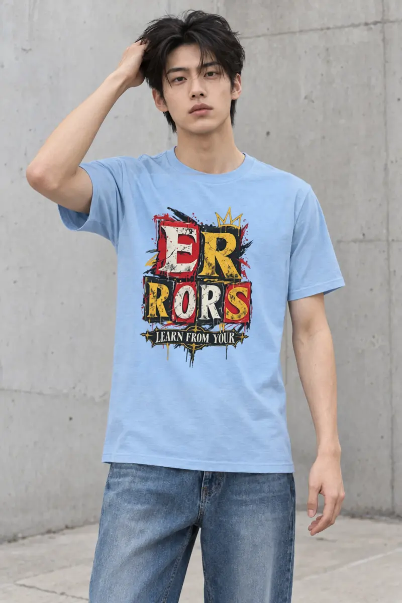 "Crowned Errors" Heavyweight Unisex Crewneck T-shirt