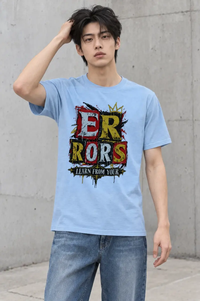 "Crowned Errors" Heavyweight Unisex Crewneck T-shirt