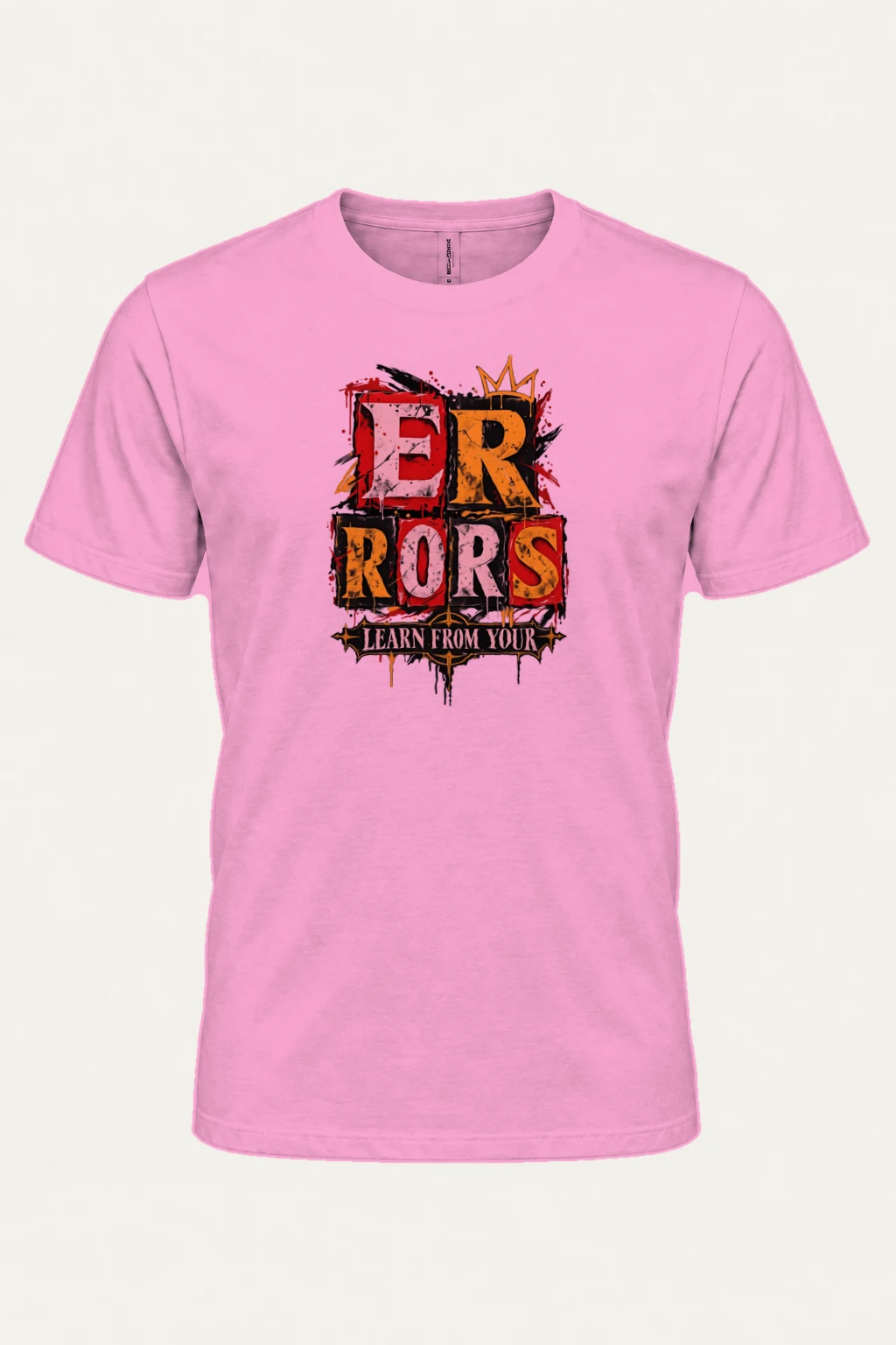 "Crowned Errors" Heavyweight Unisex Crewneck T-shirt | Gildan 5000