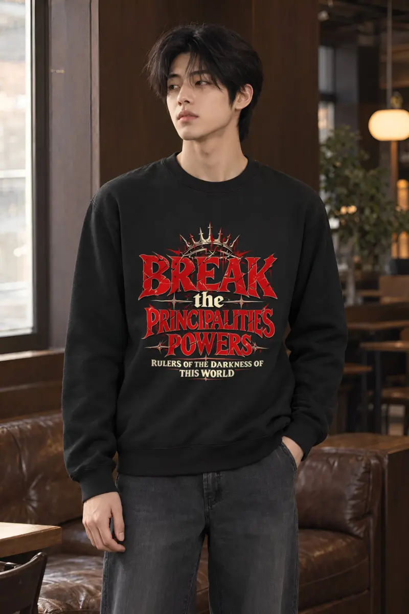 "Crowned Gothic Declaration" Heavy Blend Unisex Crewneck Sweatshirt