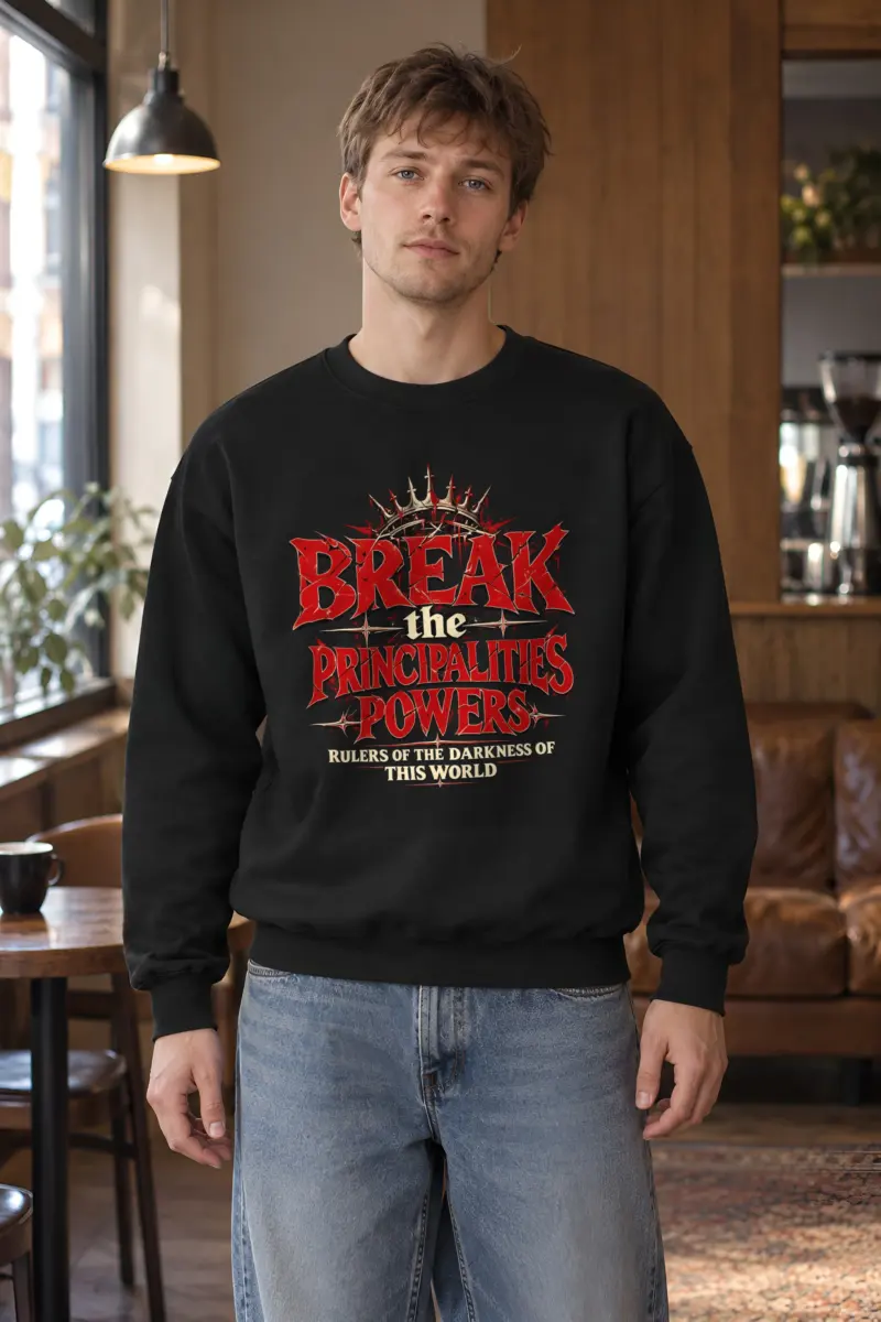 "Crowned Gothic Declaration" Heavy Blend Unisex Crewneck Sweatshirt