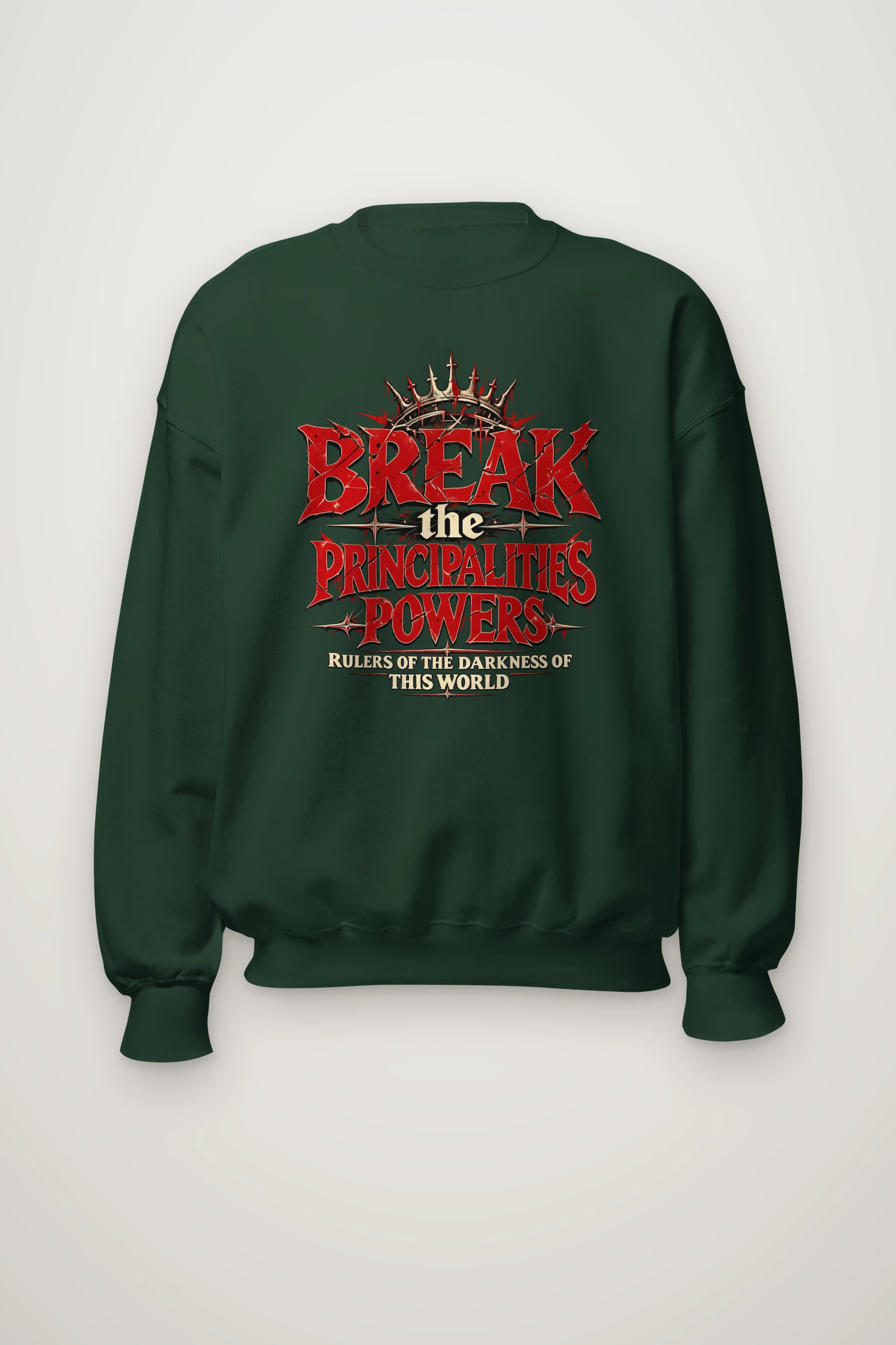 "Crowned Gothic Declaration" Heavy Blend Unisex Crewneck Sweatshirt