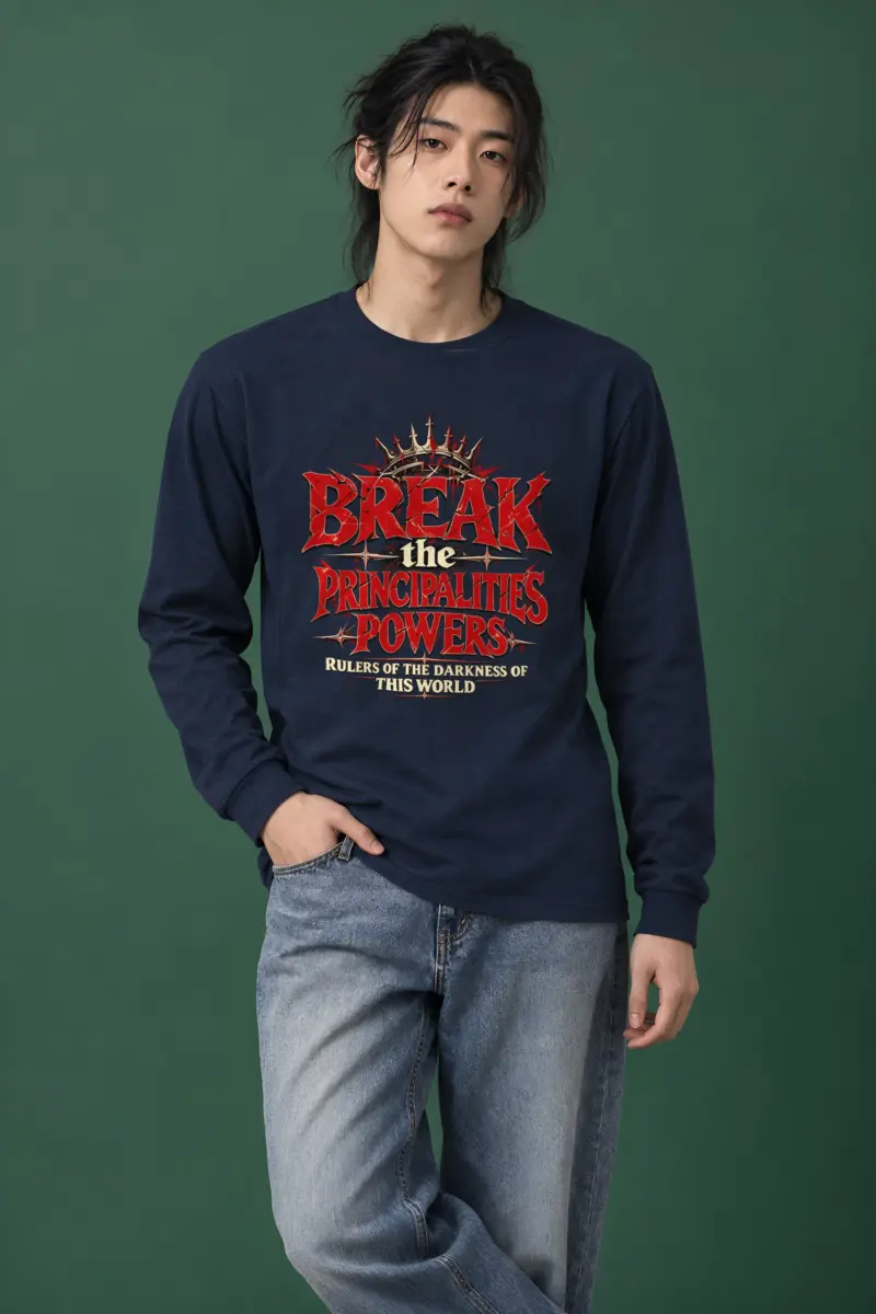 "Crowned Gothic Declaration" Unisex Longsleeve T-shirt