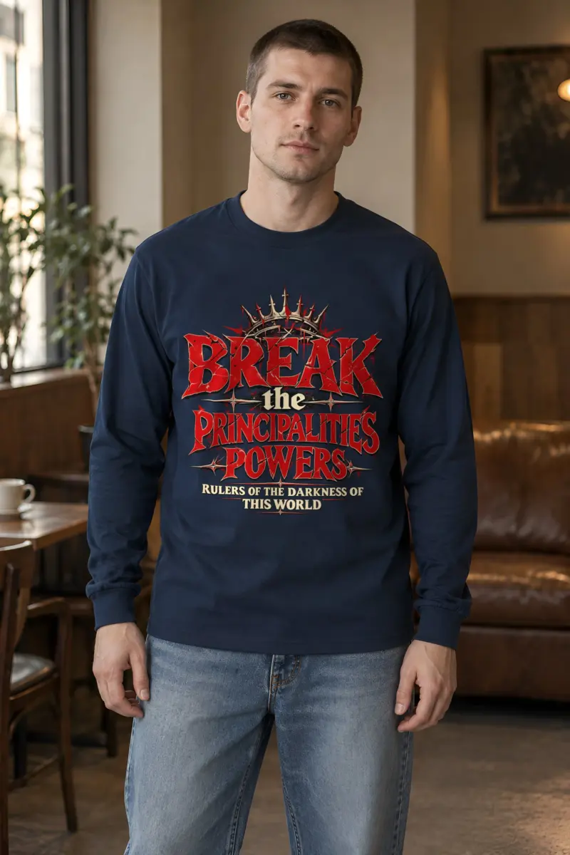 "Crowned Gothic Declaration" Unisex Longsleeve T-shirt