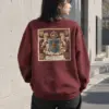 "Crowned Lion Crest" Heavy Blend Unisex Crewneck Sweatshirt | Gildan 18000