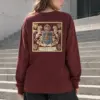 "Crowned Lions Crest" Unisex Longsleeve T-shirt | Gildan 2400