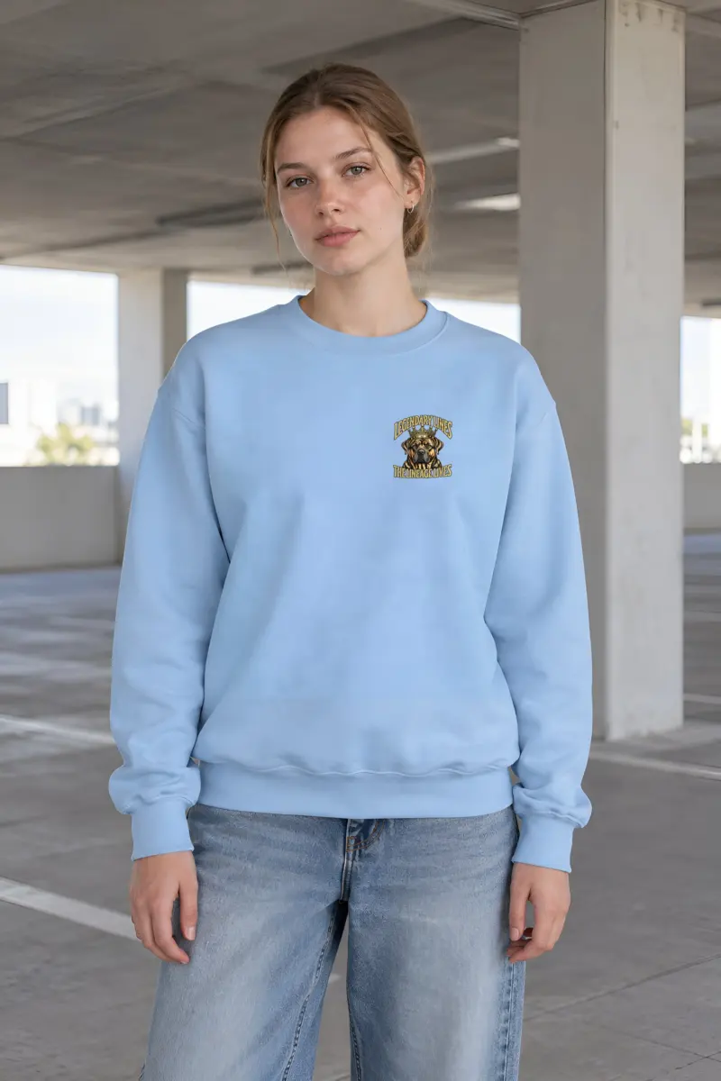 "Crowned Mastiff" Heavy Blend Unisex Crewneck Sweatshirt