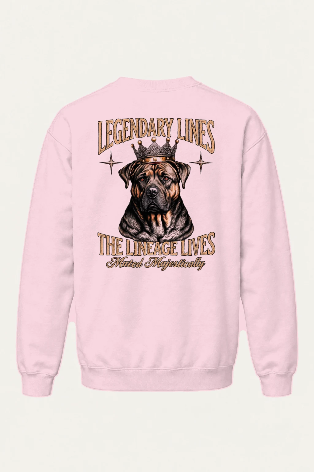 "Crowned Mastiff" Heavy Blend Unisex Crewneck Sweatshirt | Gildan 18000