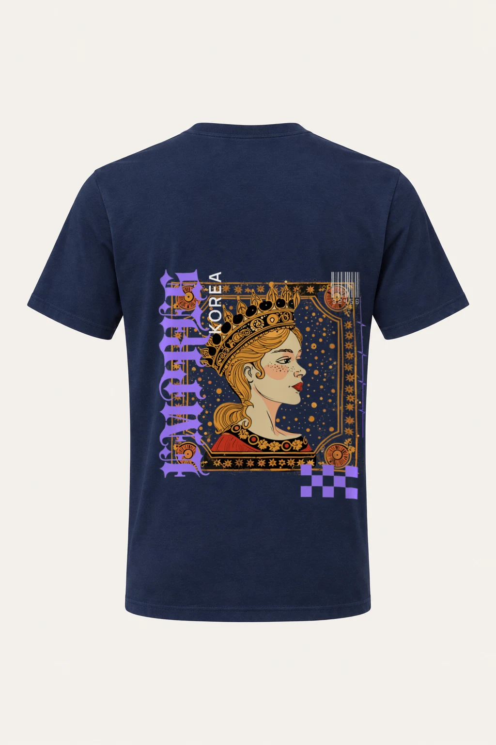 "Crowned Muse" Heavyweight Unisex Crewneck T-shirt | Gildan 5000