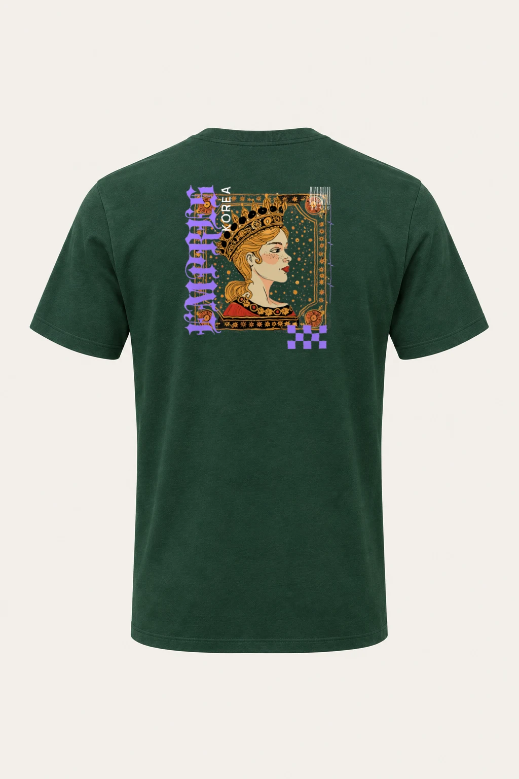 "Crowned Muse" Heavyweight Unisex Crewneck T-shirt | Gildan 5000
