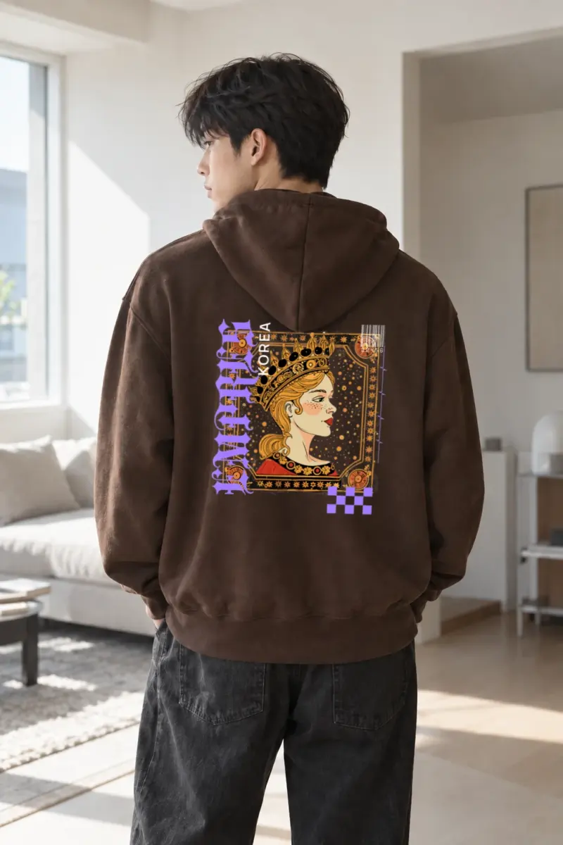 “Crowned Nouveau Muse” Heavy Blend Unisex Pullover Hoodie | Gildan 18500