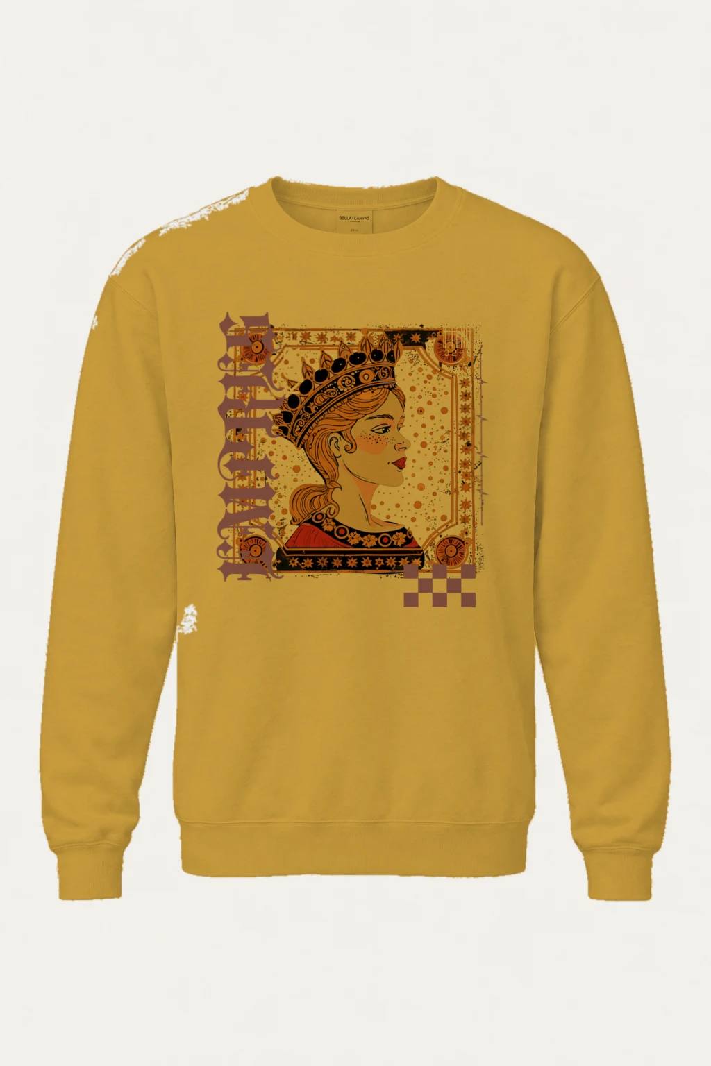 "Crowned Nouveau" Unisex Sponge Fleece Crewneck Sweatshirt | Bella + Canvas 3901