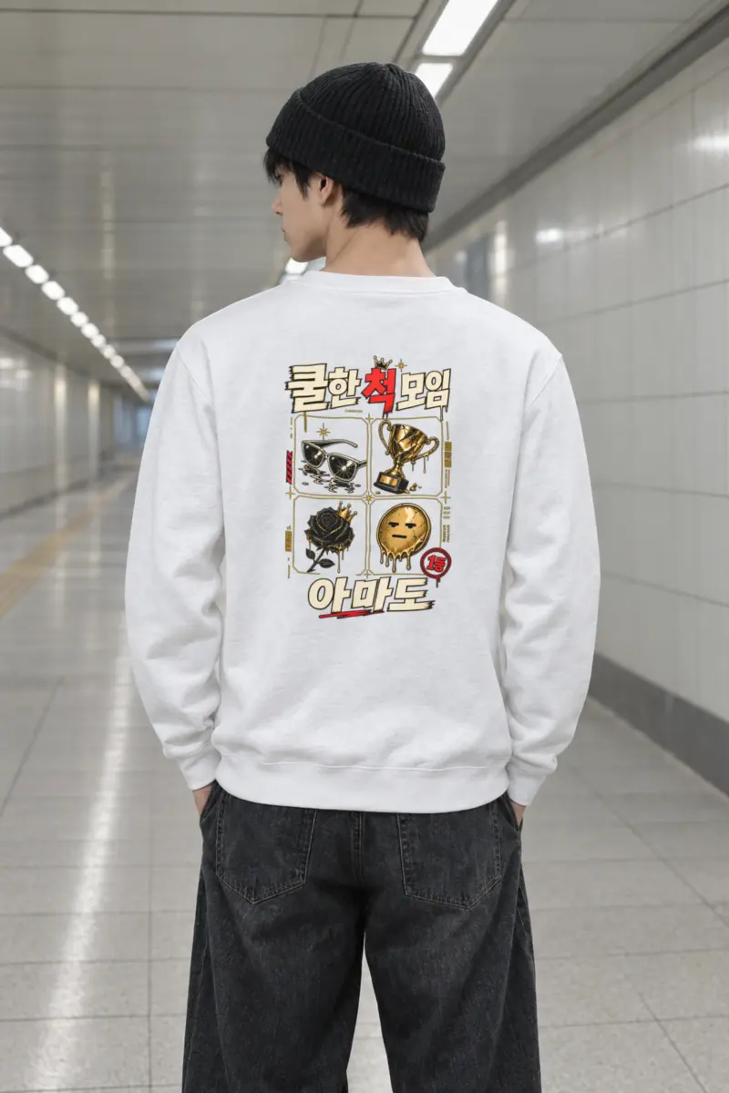 "Crowned Rose Trophy" Heavy Blend Unisex Crewneck Sweatshirt