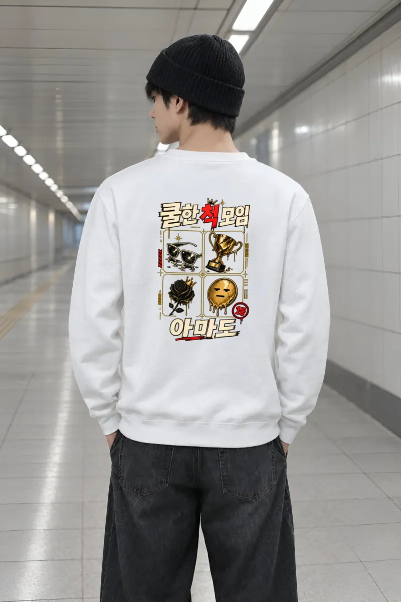 "Crowned Rose Trophy" Heavy Blend Unisex Crewneck Sweatshirt