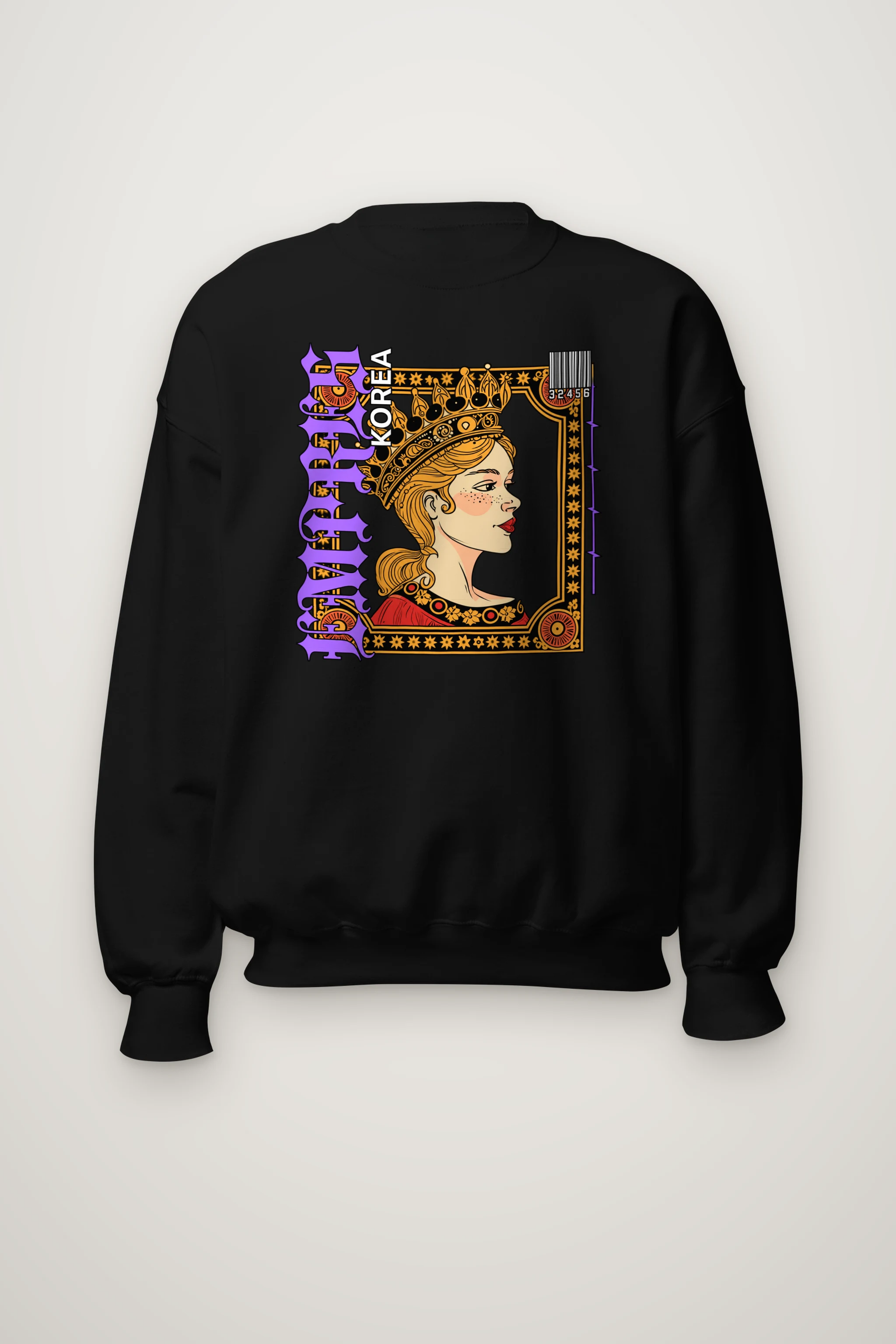 "Crowned Royal Portrait" Heavy Blend Unisex Crewneck Sweatshirt