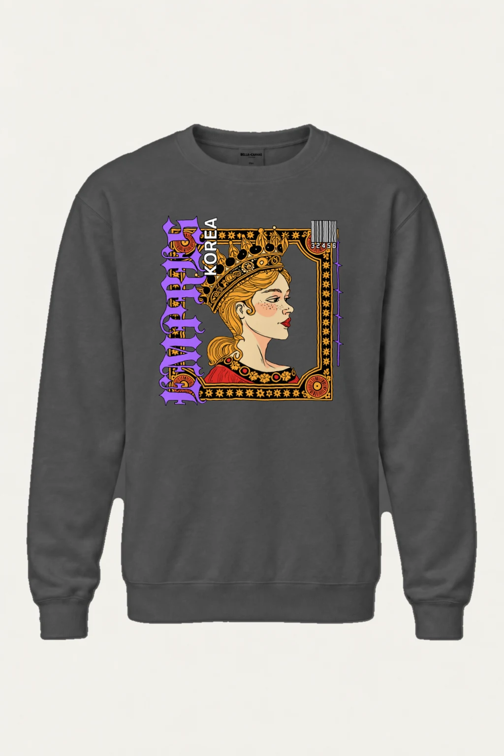"Crowned Royal Portrait" Heavy Blend Unisex Crewneck Sweatshirt | Gildan 18000