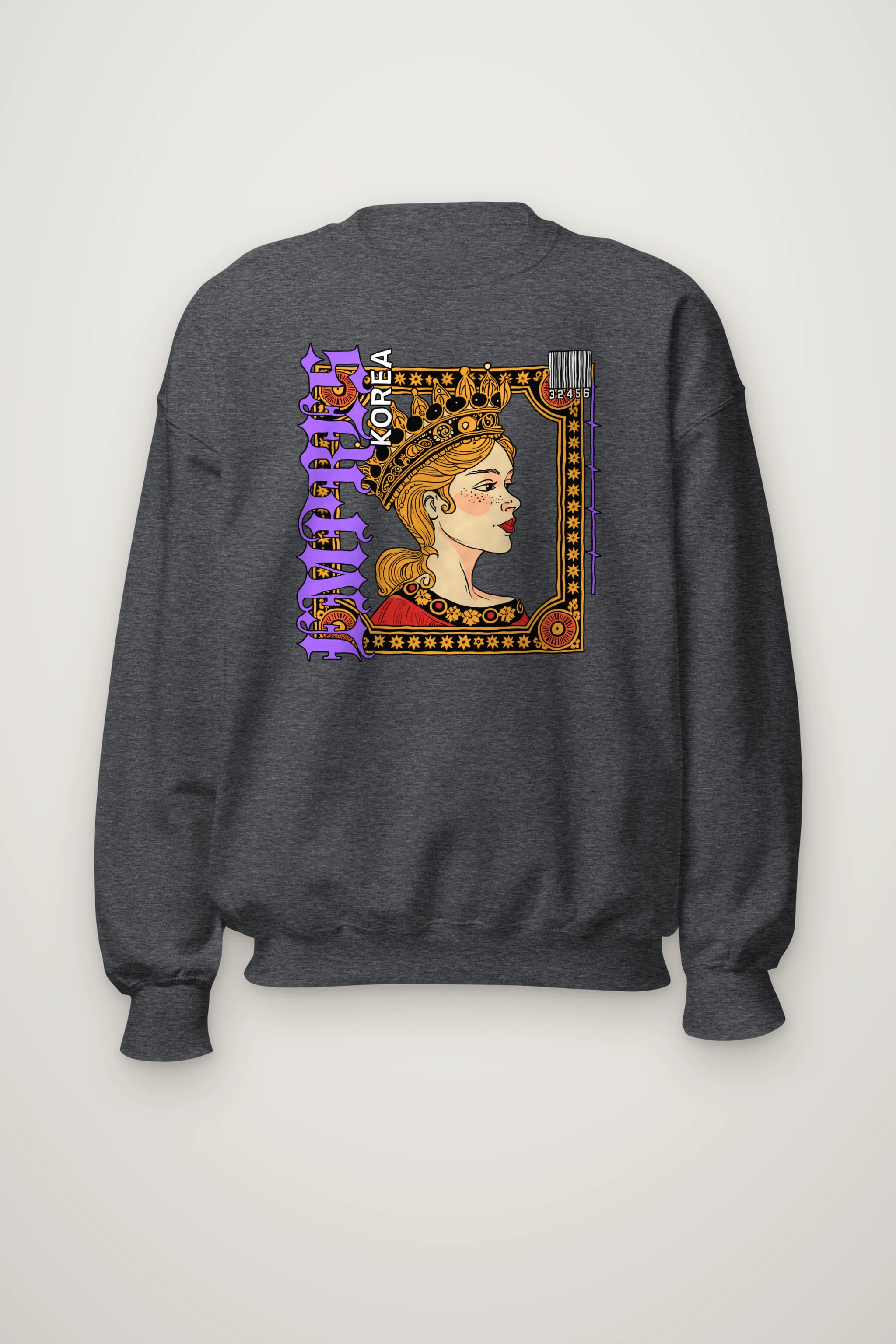 "Crowned Royal Portrait" Heavy Blend Unisex Crewneck Sweatshirt