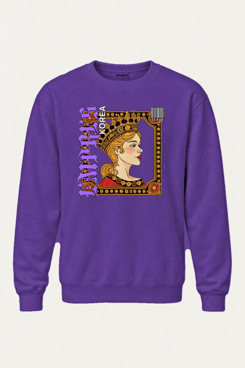 "Crowned Royal Portrait" Heavy Blend Unisex Crewneck Sweatshirt | Gildan 18000