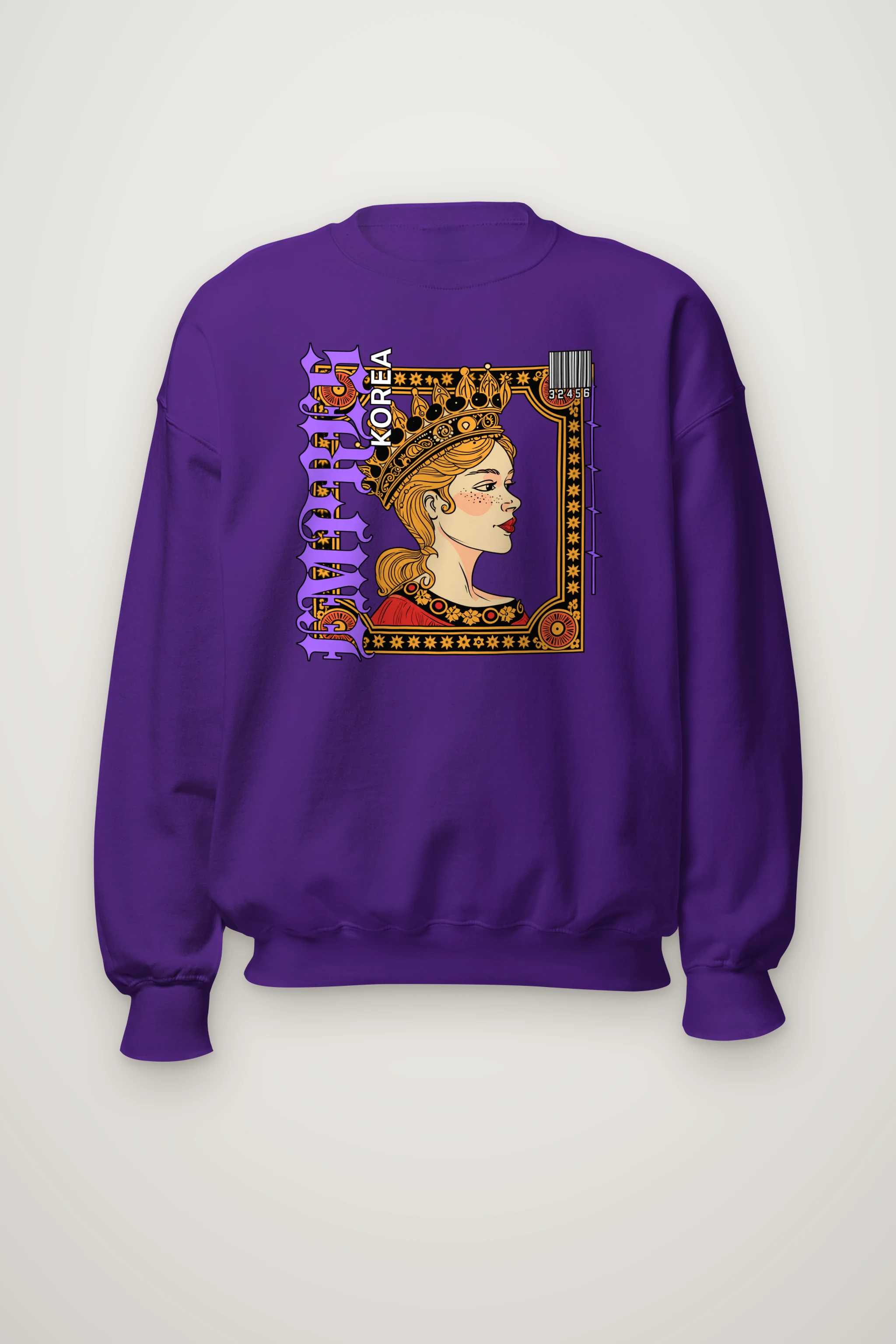 "Crowned Royal Portrait" Heavy Blend Unisex Crewneck Sweatshirt