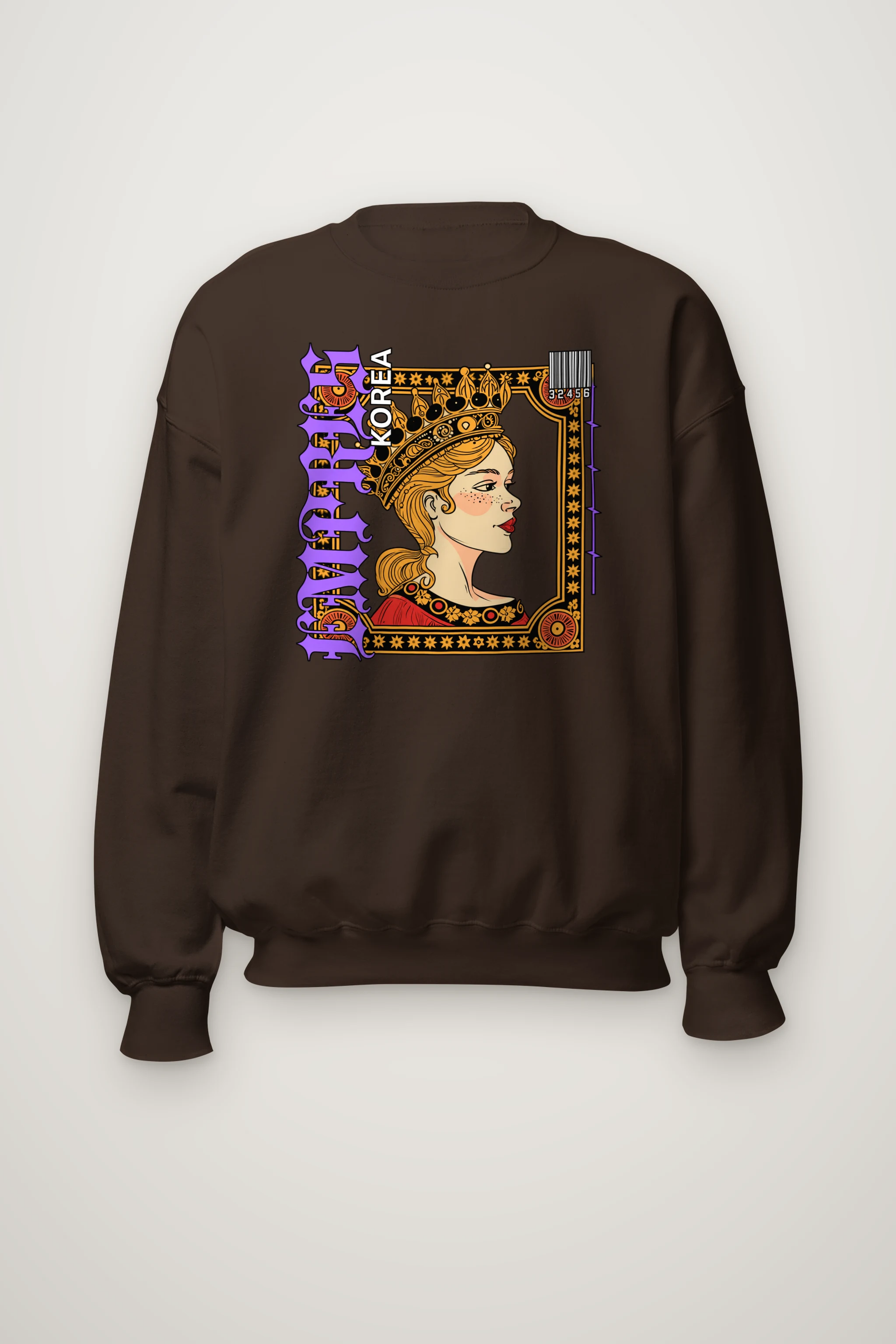 "Crowned Royal Portrait" Heavy Blend Unisex Crewneck Sweatshirt