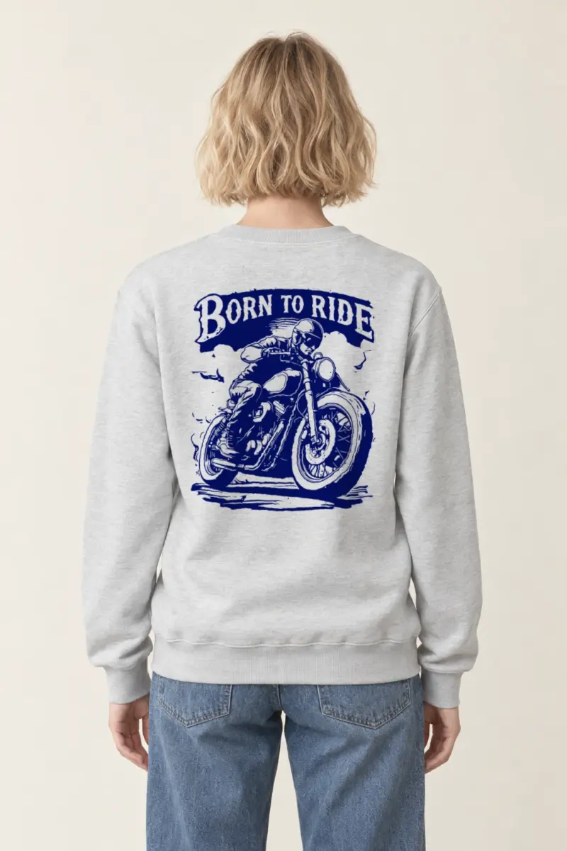"Cruiser Line Rider" Heavy Blend Unisex Crewneck Sweatshirt | Gildan 18000