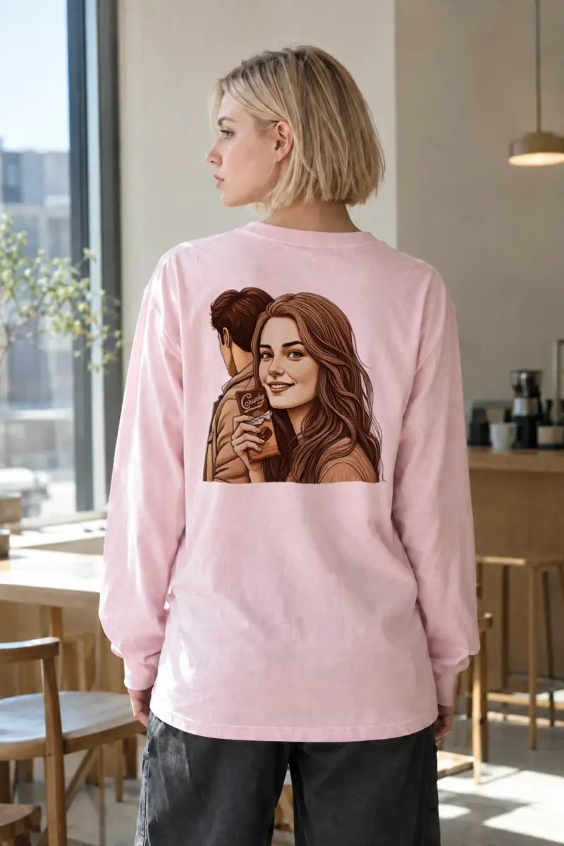 “Crunchy Chocolate” Unisex Longsleeve T-shirt | Gildan 2400