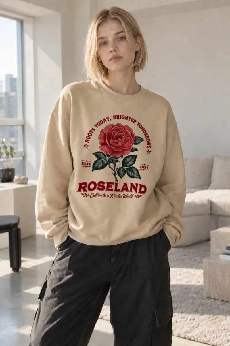 "Cultivate A Kinder World" Heavy Blend Unisex Crewneck Sweatshirt | Gildan 18000