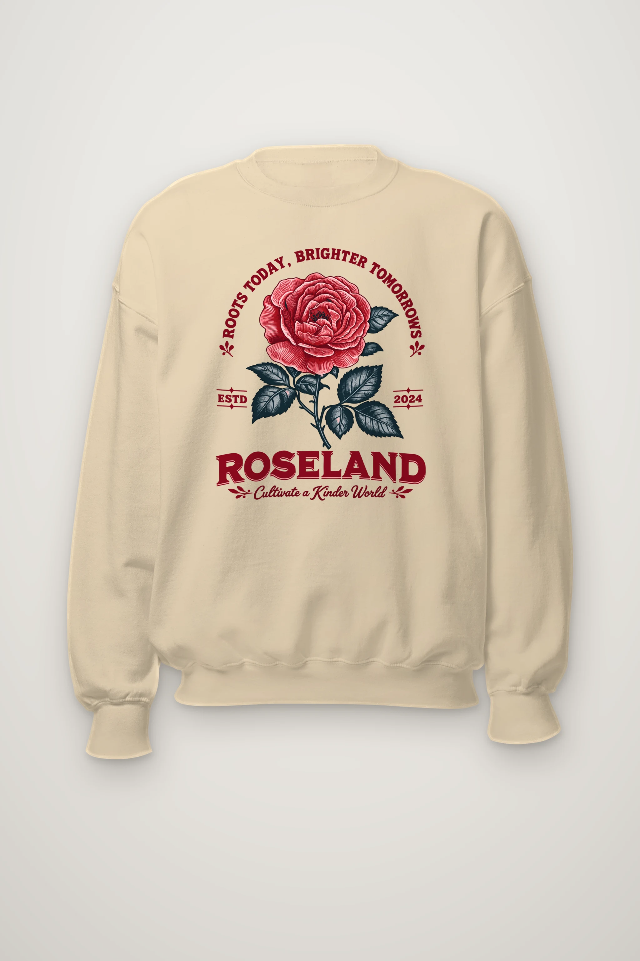 "Cultivate A Kinder World" Heavy Blend Unisex Crewneck Sweatshirt