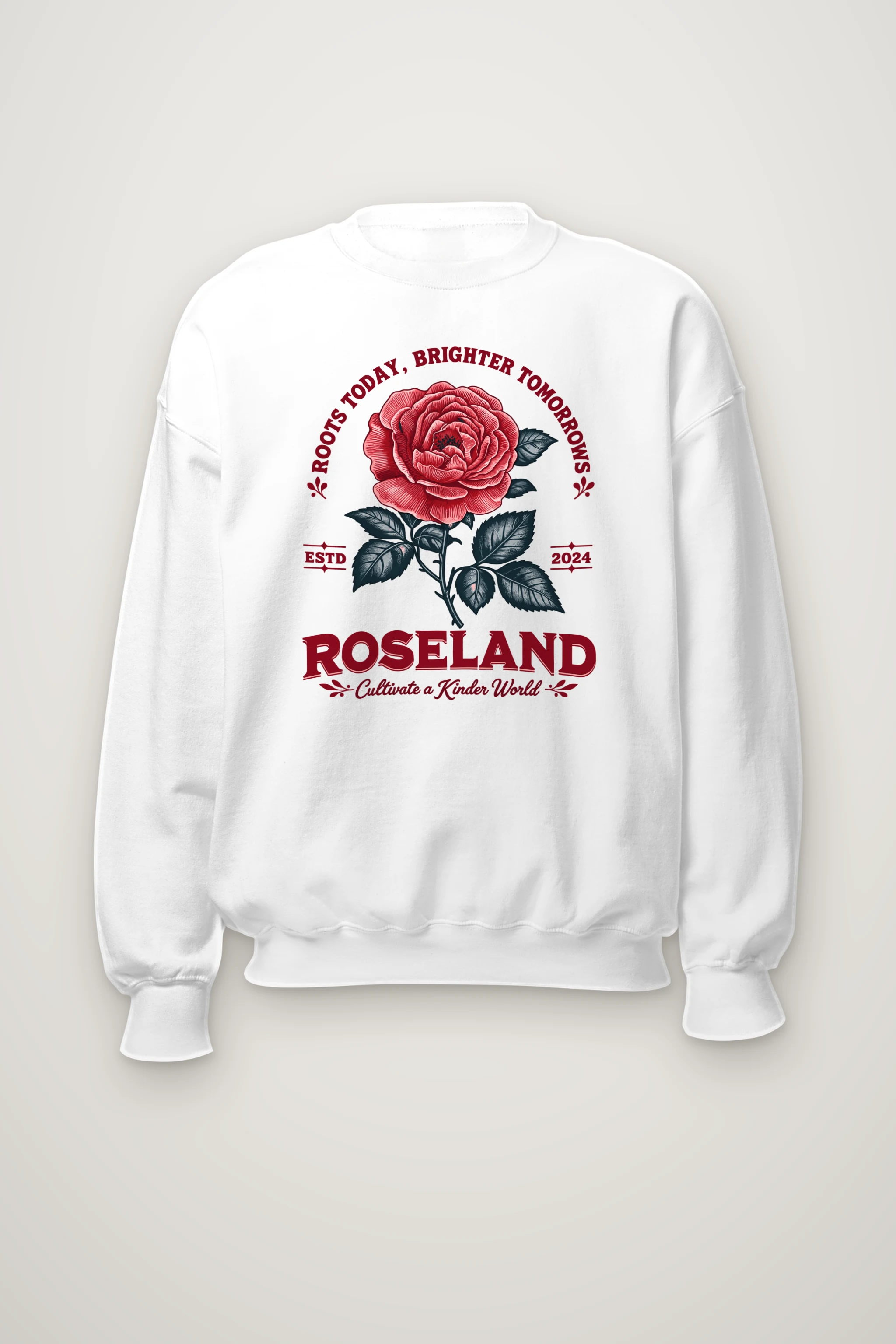 "Cultivate A Kinder World" Heavy Blend Unisex Crewneck Sweatshirt
