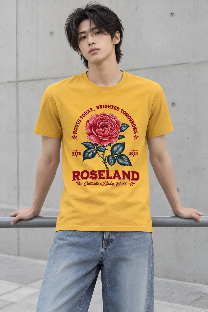 "Cultivate A Kinder World" Heavyweight Unisex Crewneck T-shirt