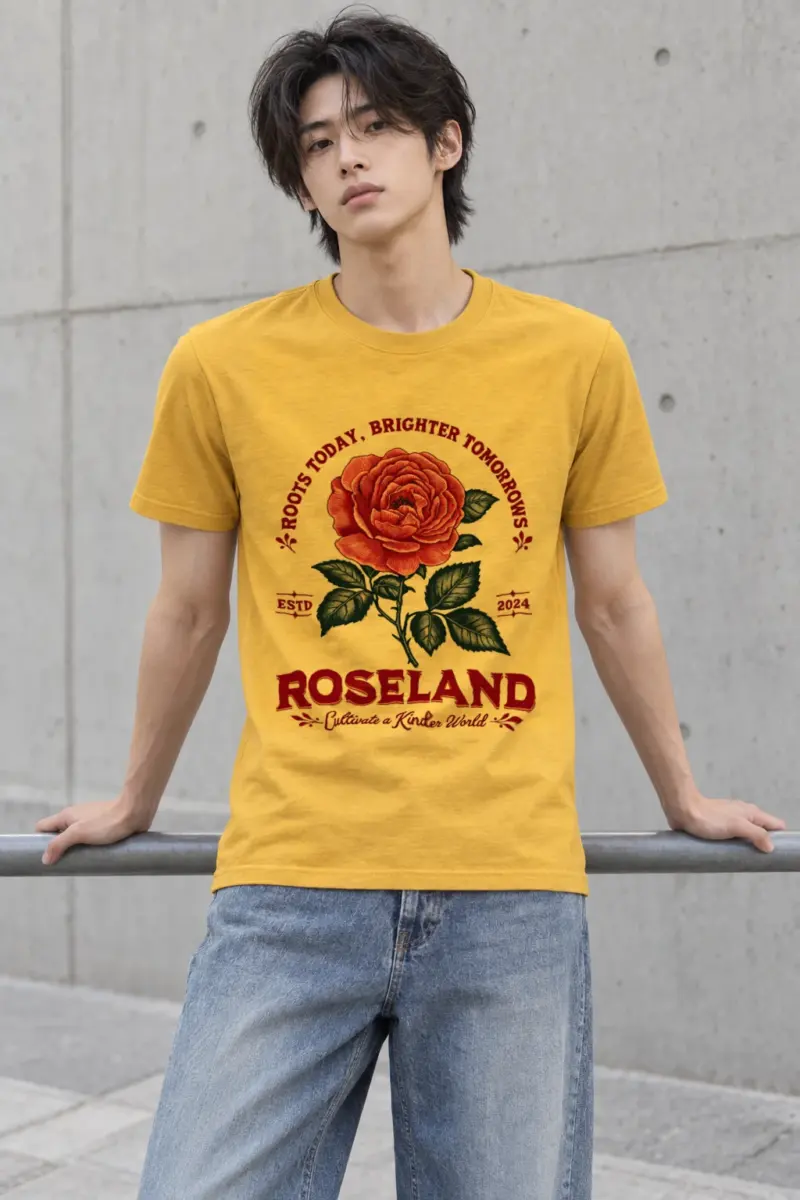 "Cultivate A Kinder World" Heavyweight Unisex Crewneck T-shirt