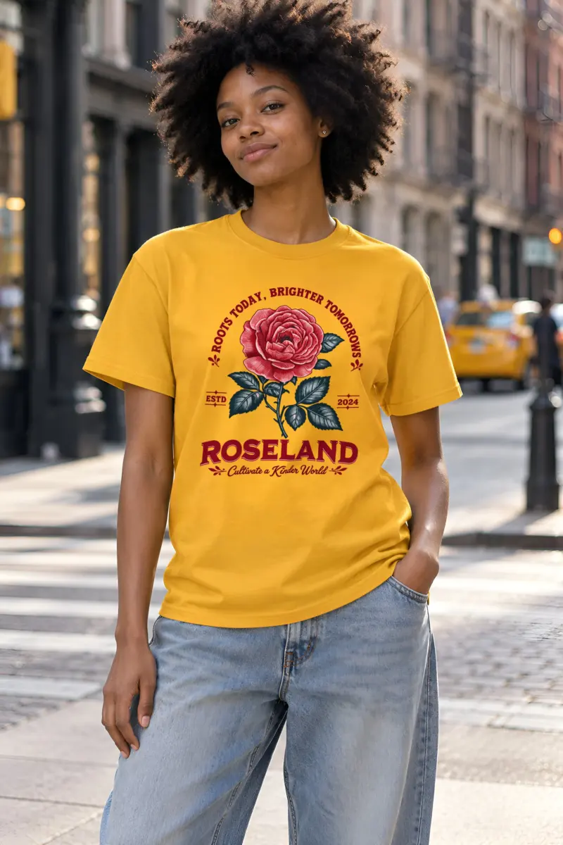 "Cultivate A Kinder World" Heavyweight Unisex Crewneck T-shirt