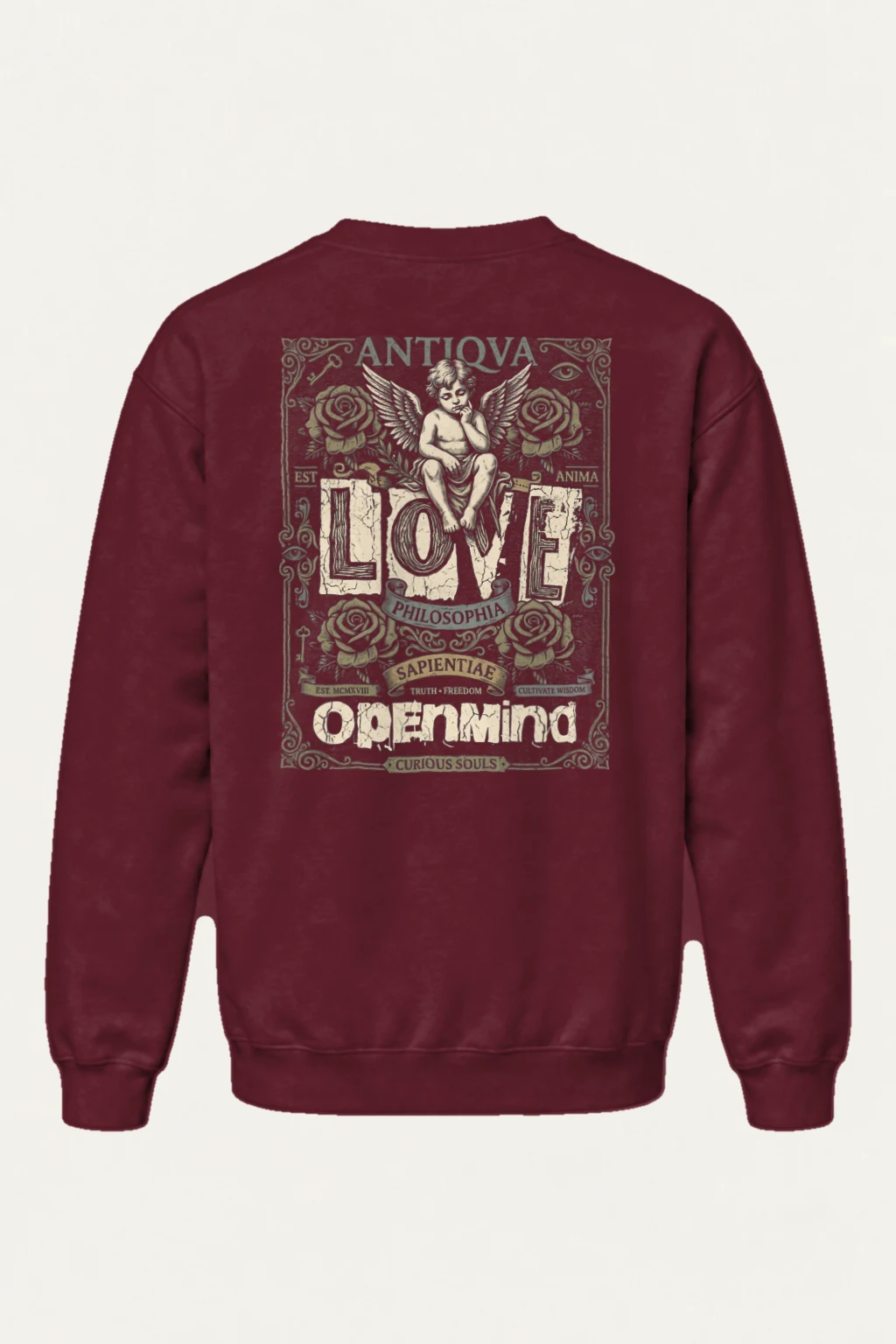 "Cultivate Wisdom" Heavy Blend Unisex Crewneck Sweatshirt | Gildan 18000