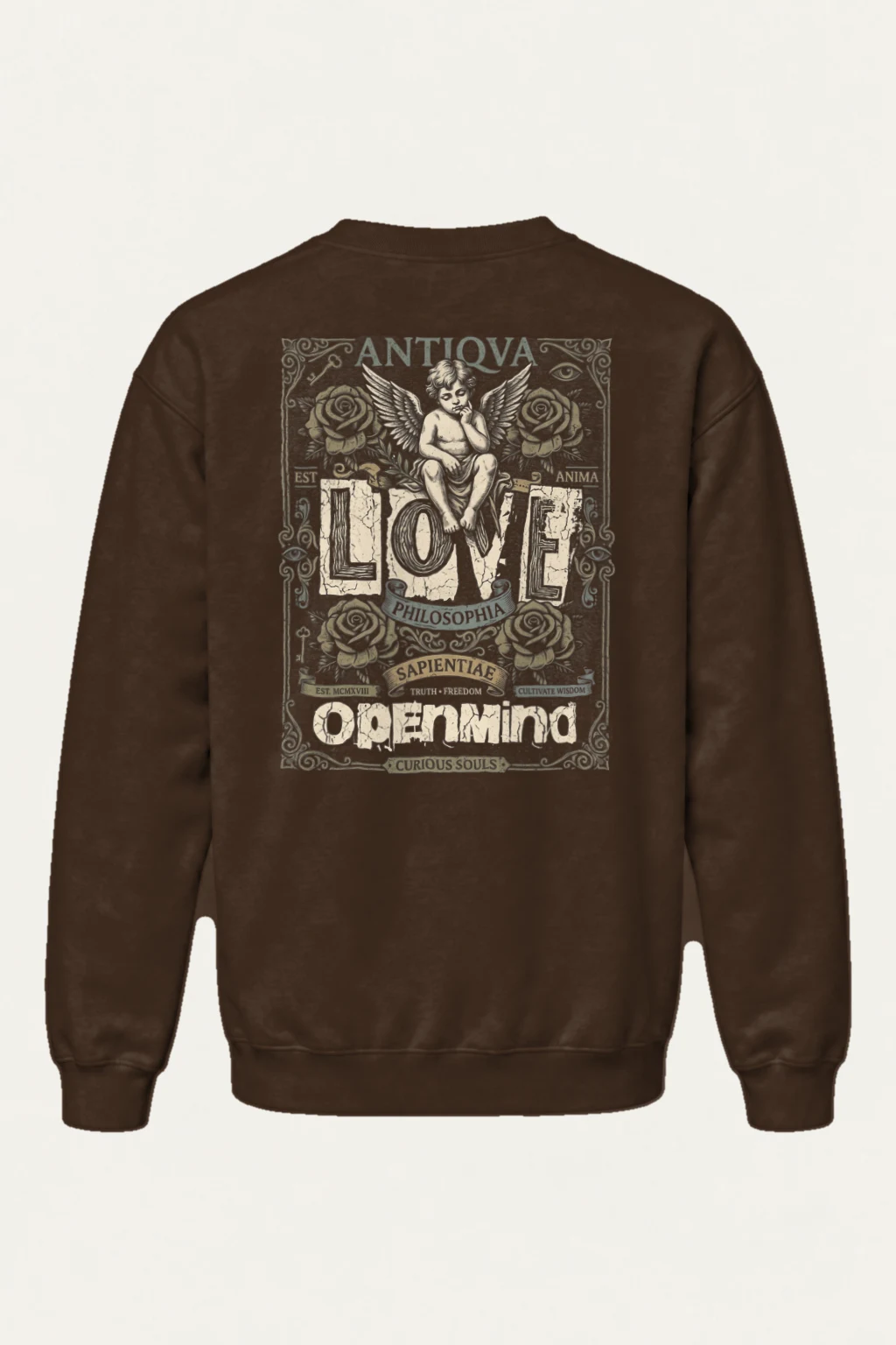 "Cultivate Wisdom" Heavy Blend Unisex Crewneck Sweatshirt | Gildan 18000